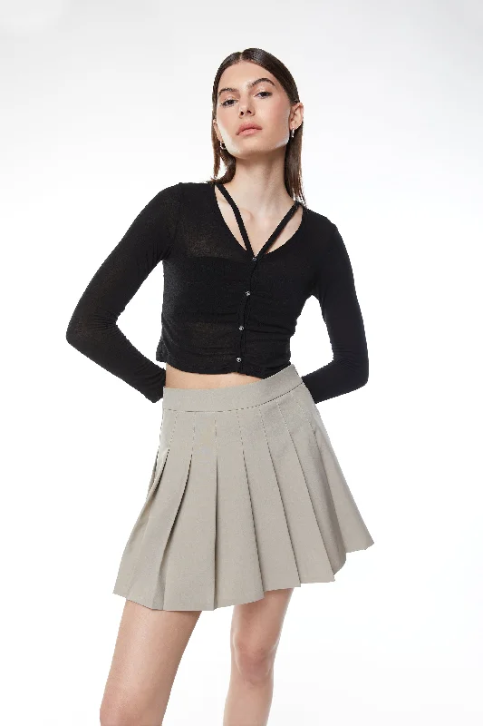 Advanced Customization Fashionable Items CROPPED CARDIGAN WITH CUTOUT