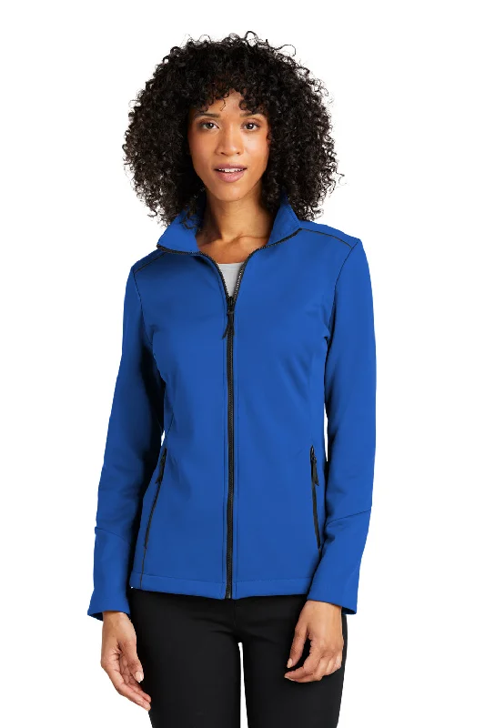 Sports fitness shoes Port Authority Womens Collective Tech Waterproof Full Zip Soft Shell Jacket - True Royal Blue