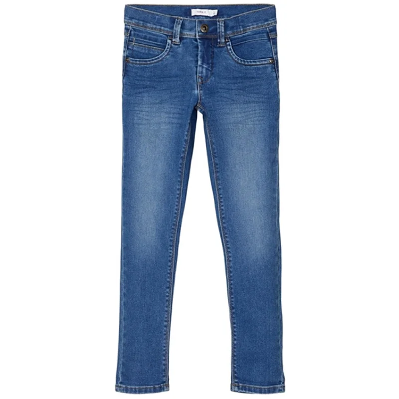 Innovative Design Name it Medium Blue Denim Silas Slim Jeans Noos