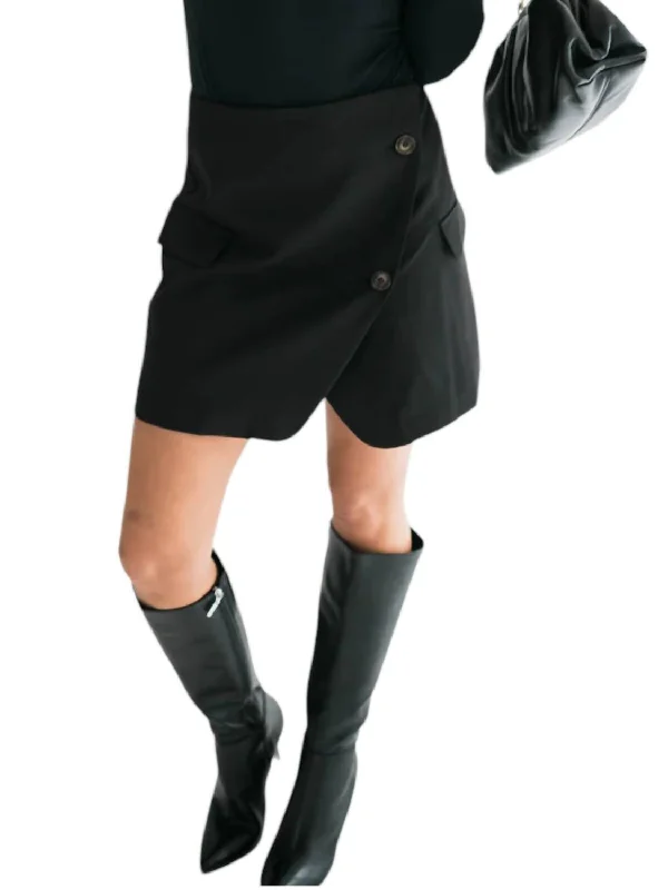 Advanced Customization Celebrity Style Jayce Skirt In Black