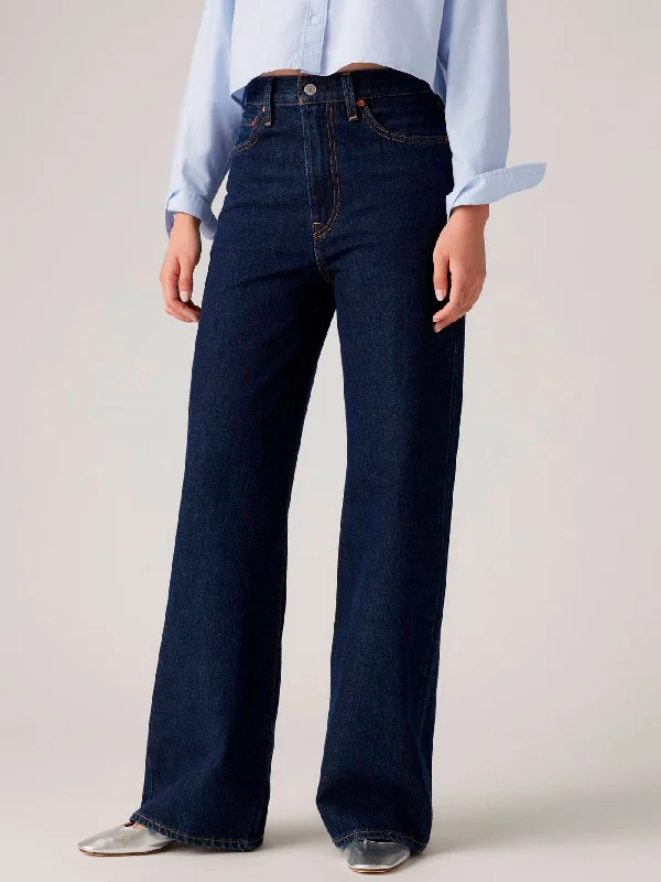 Exquisite Design End Of The Year Ribcage Wide Leg Shaded View Jeans