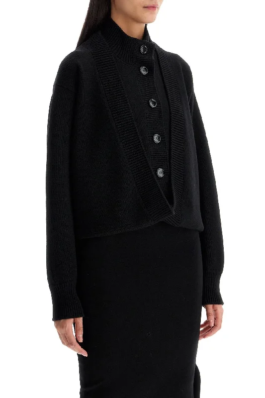 Fresh And Fashionable Slim Fit Alaia Folded Cardigan