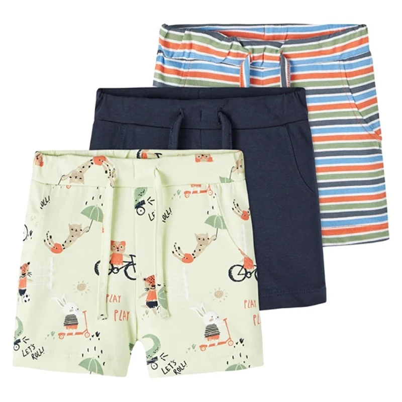 Minimal Classic Fashion Must-have Name it Bright White Foris Shorts 3-pack