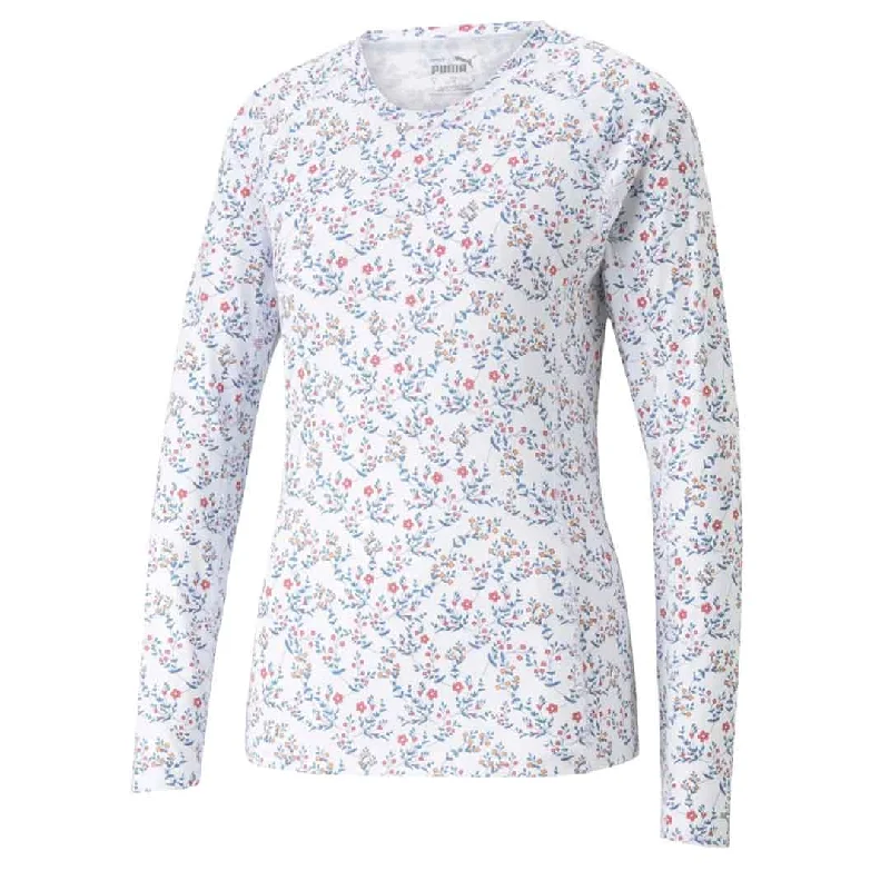 Trendy Traveler Puma - Women's YouV Micro Floral Long Sleeve T-Shirt (539033 01)