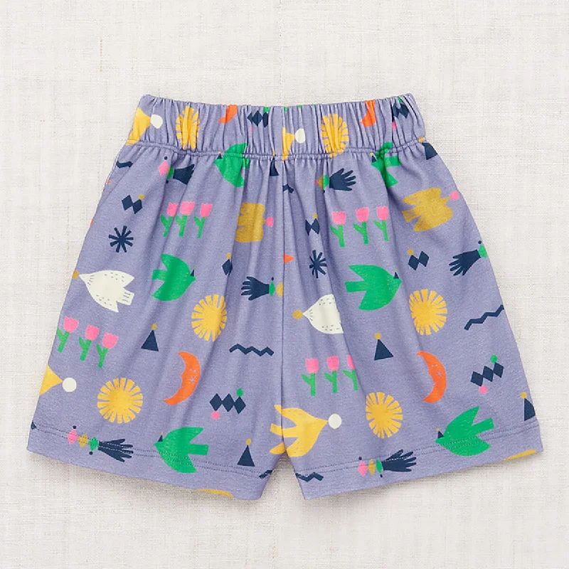 High-quality fabrics Cabana Short in Pewter Daleyden Fête by Misha & Puff - Last Ones In Stock - 2-6 Years