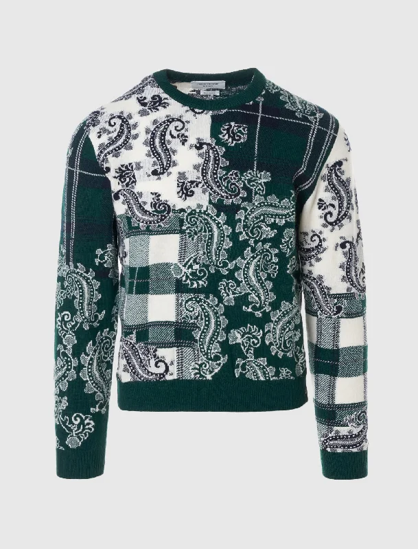Refreshing Design Autumn Selection FUN MIX CREWNECK SWEATER