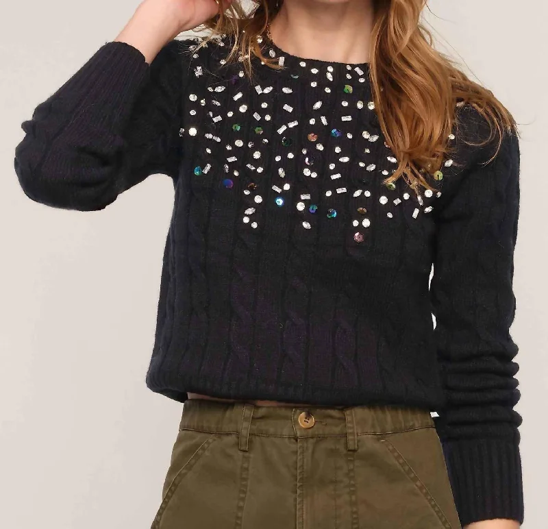 Integrated Design Advanced Customization June Sweater In Black