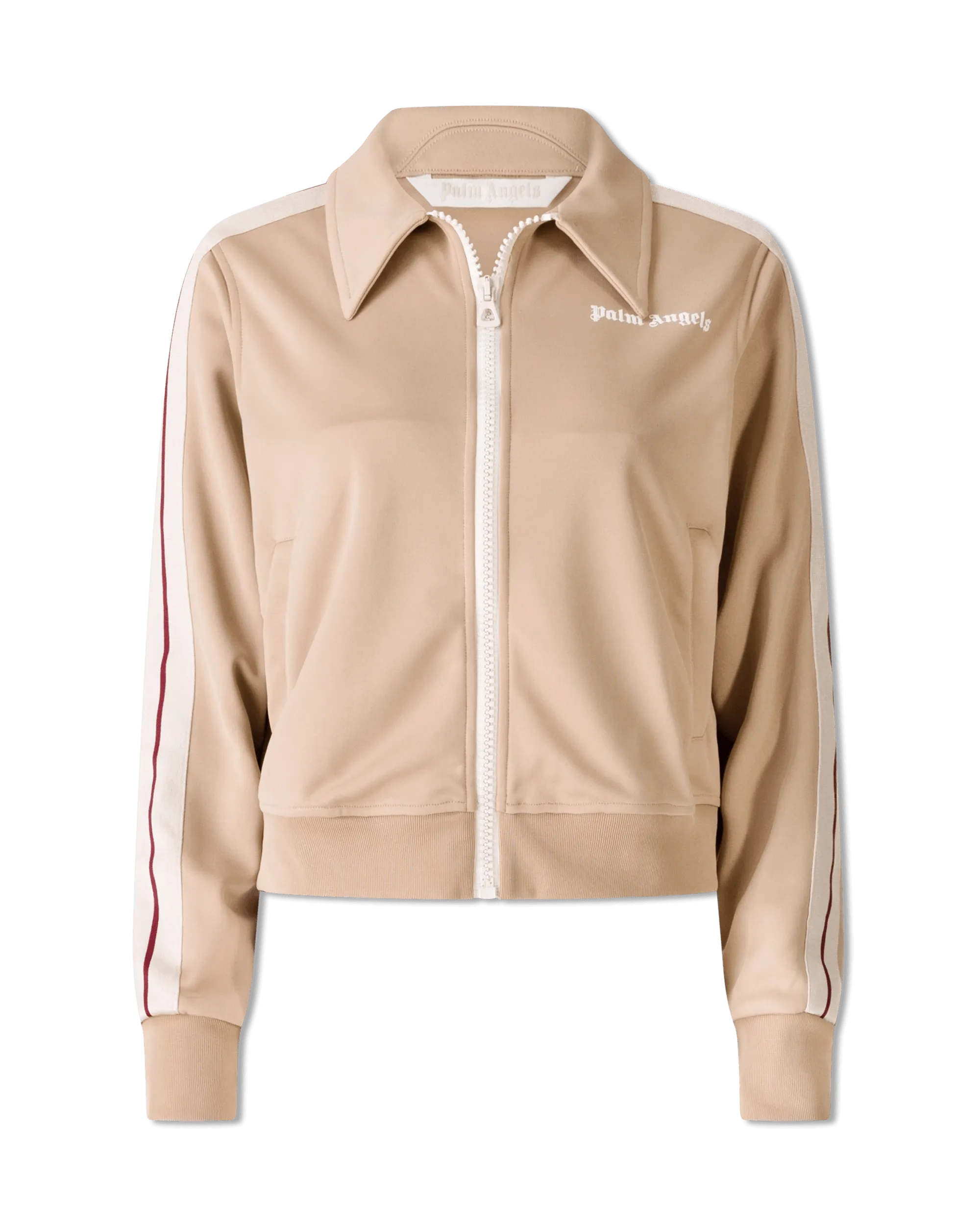 High Street Style Elegant And Noble Side Striped Collared Track Jacket