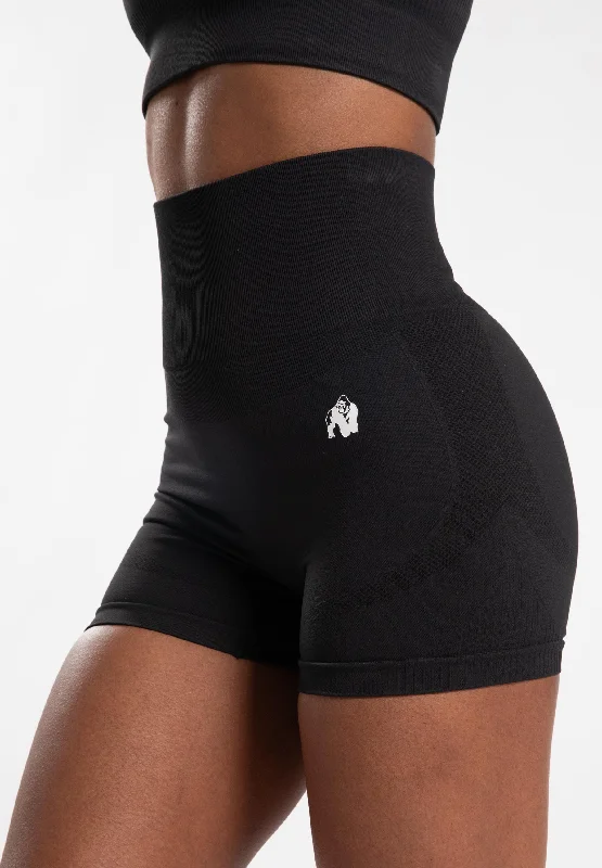 Basic Version Lazy Home Olivia Seamless Shorts - Black