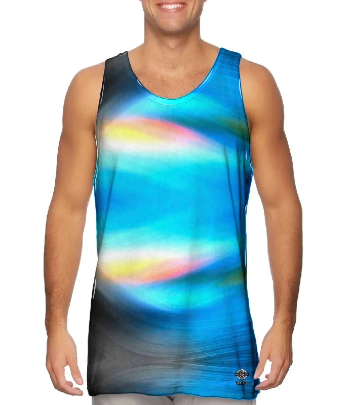 Retro Design Cute Style Go With The Flow Waves Abstract