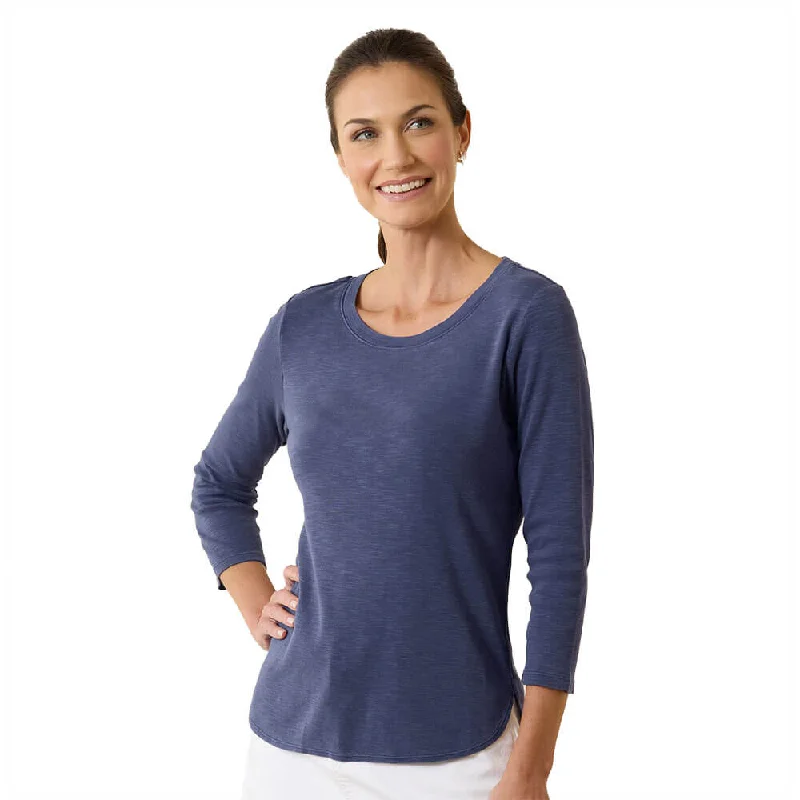 Embroidery Design Free And Casual Tommy Bahama Women's Ashby Rib 3/4 Sleeve T-Shirt - Island Navy Embroidery Design Free And Casual Tommy Bahama Women's Ashby Rib 3/4 Sleeve T-Shirt - Island Navy