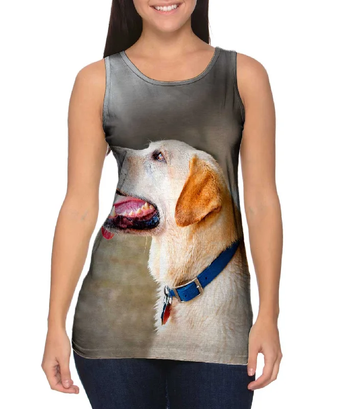 Fresh And Capable Embroidered Letters Doggy Looks Up