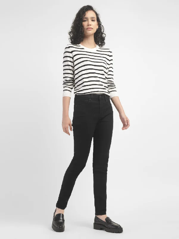 Soft And Comfortable Elegant And Simple Women's High Rise 721 Skinny Fit Jeans