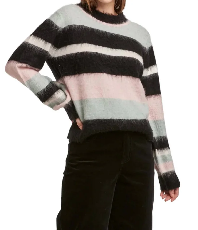 Fashionable and casual Alicia Sweater In Honeydew Sunday