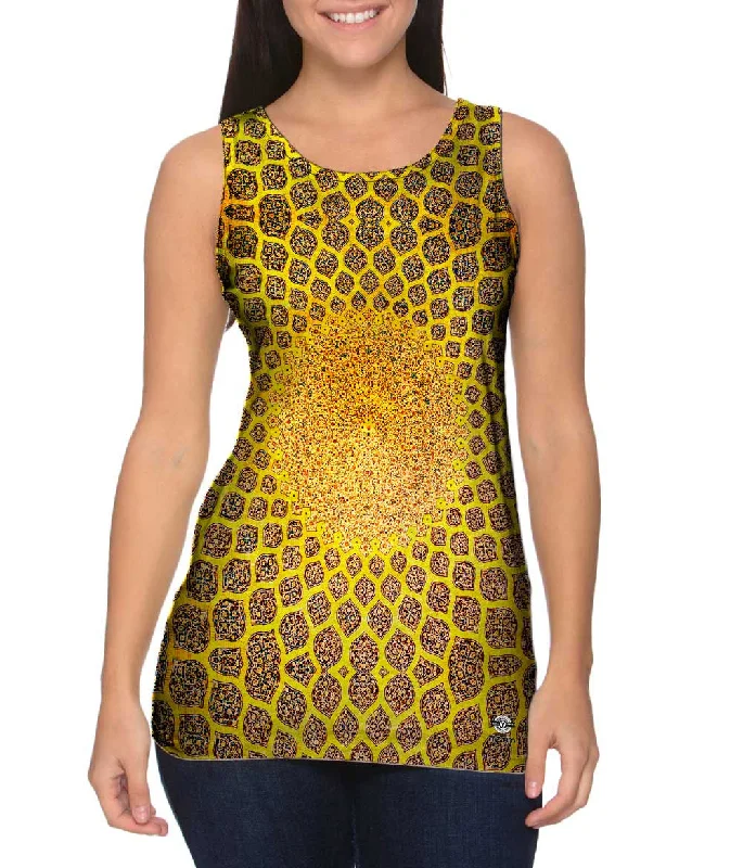 Practical Style Wearable At Home Or Out Golden Mosque Ceiling Isfahan Lotfollah Architecture