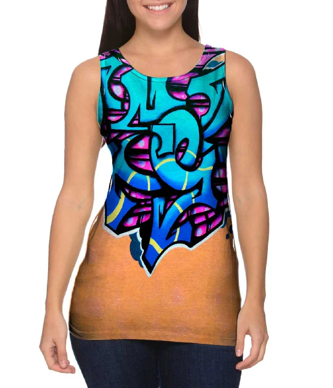 Classic Series Graffiti Blue Diamond