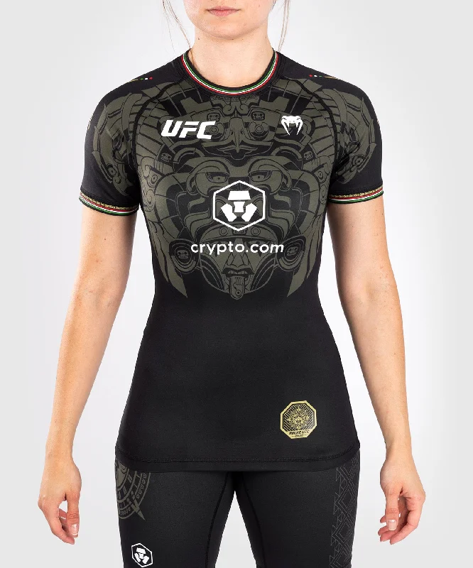 Alice style Noche UFC By Venum Authentic Fight Night Women’s Performance Short Sleeve Rashguard - Black