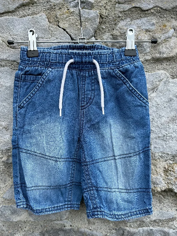 Comfortable Fashion Double-sided Wear Denim shorts  18-24m (86-92cm)
