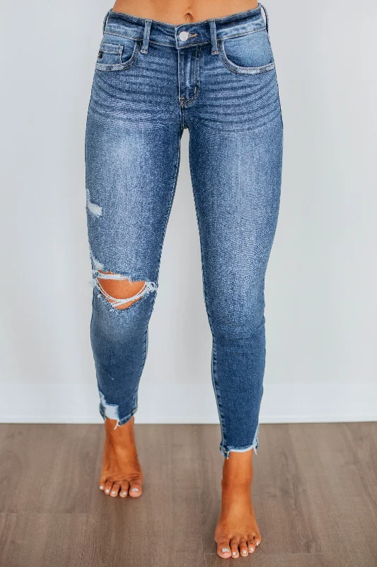 Youthful Vitality Comfortable Design Weston KanCan Jeans - Dark Wash