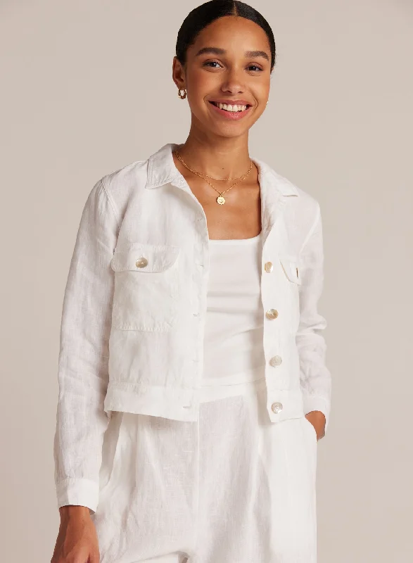 Fashionable And Versatile Unique Design Utility Crop Jacket