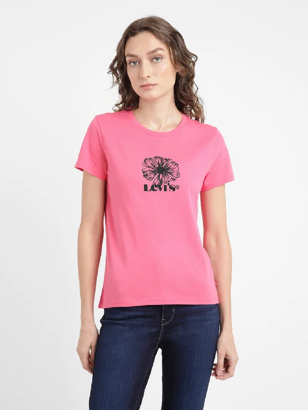 Personalized Series Noble And Elegant Women's Graphic Slim Fit T-shirt