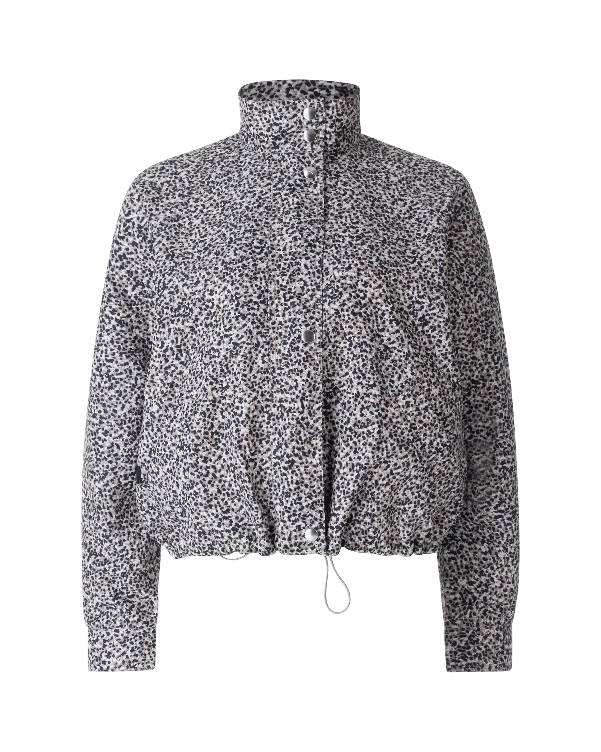 Breathable Design Classic And Versatile Micro Camo Zipped Jacket