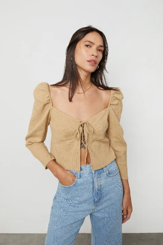 Goddess Style Street Cool CROPPED SWEETHEART BLOUSE