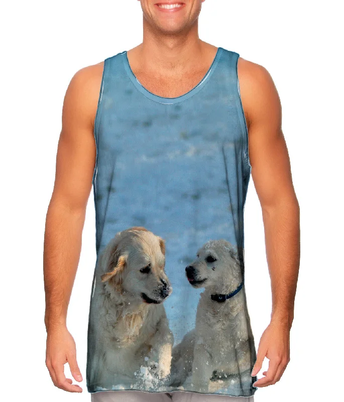 Goddess Style Carefree Golden Retriever Pup Fun