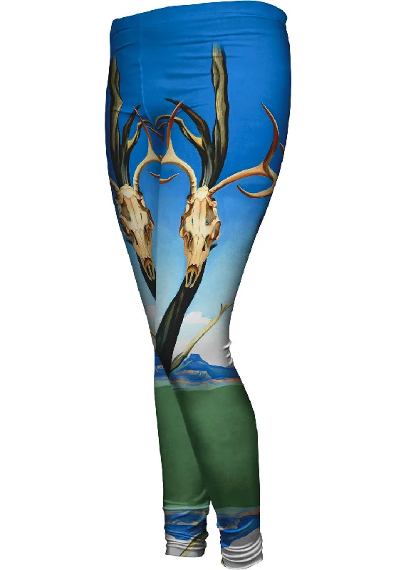 Luxury Style Double-sided Wear Georgia Okeeffe - "Deer Skull with Pedernal" (1936)
