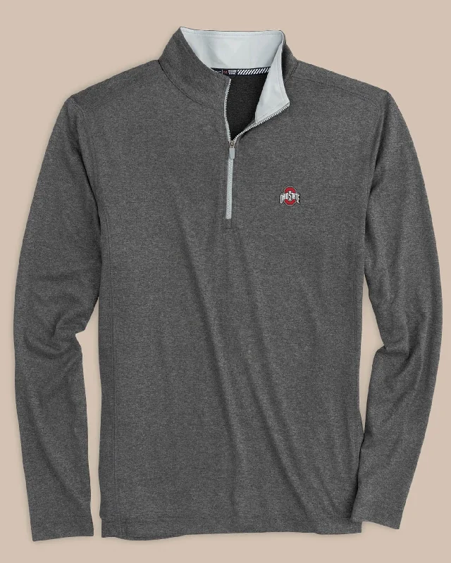 Urban Style Stunning Fashion Ohio State Buckeyes Flanker Quarter Zip Pullover