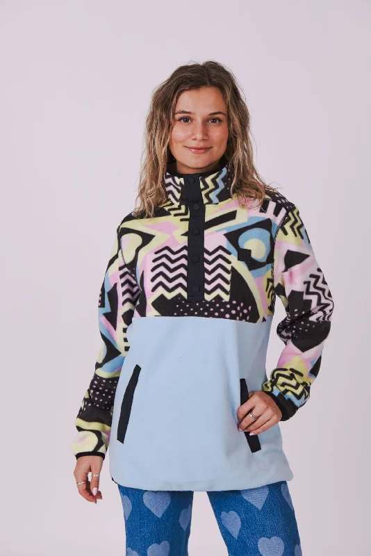 Must-have For Fashion Saved By The Bell Fleece Baby Blue - Women's