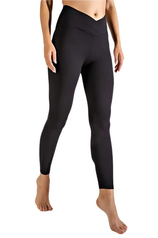 Elegant Design V Waist Full Length Leggings