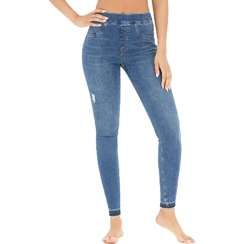Elegant Wear Spanx Womens Distressed Jeggings Skinny Jeans