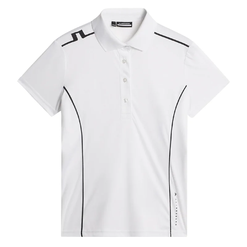 Classic Style Womens Leyla Biograde Jersey Polo White - SS25