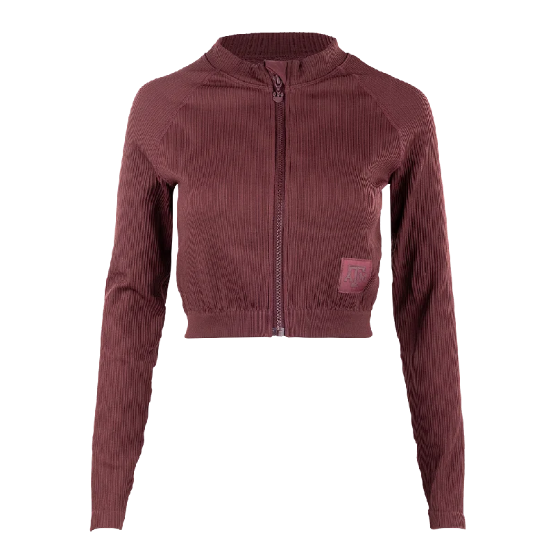 Versatile Items Texas A&M KADYLUXE Turkish Rib Seamless Jacket