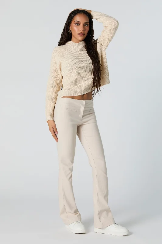 Multifunctional Style Youthful Street Fashion Flare Dress Pant