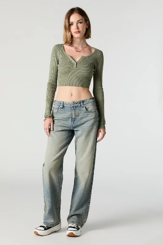 Practical Style Celebrity Style Dyed Washed Slouchy Straight Jean