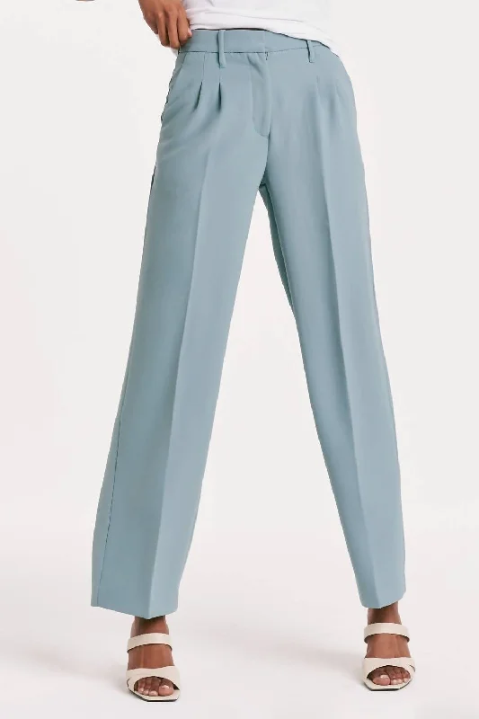 Personalized Design French Style Adelaide Effortless Trouser In Blue