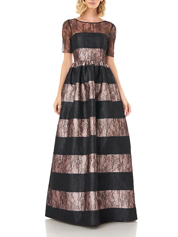 Personalized Design Classic Retro Alexis Womens Lace Long Evening Dress