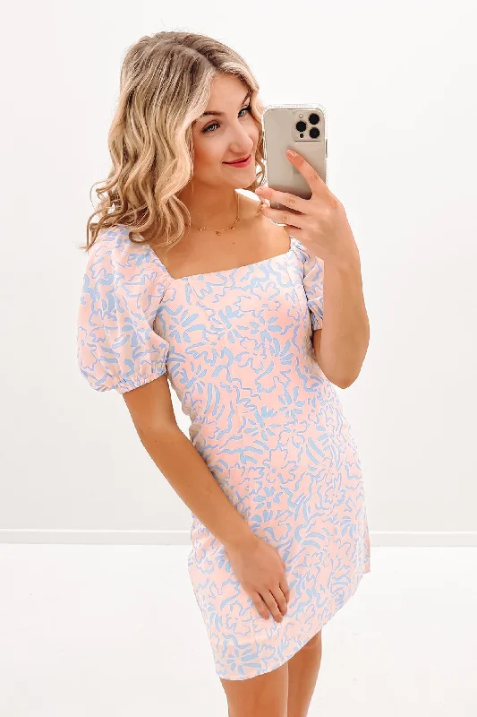 Modern Tailoring Celebrity Style Alice Mini Dress Blush