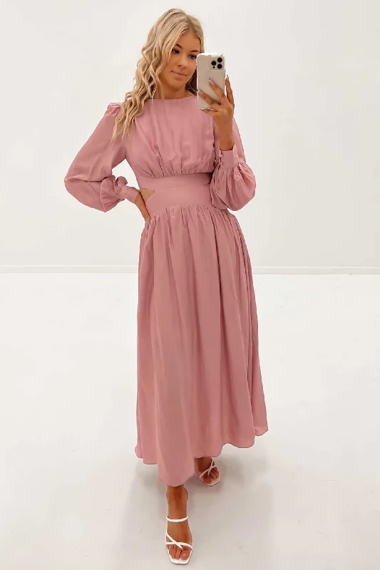 Boutique Recommendation Age-reducing Style Dola Maxi Dress Blush