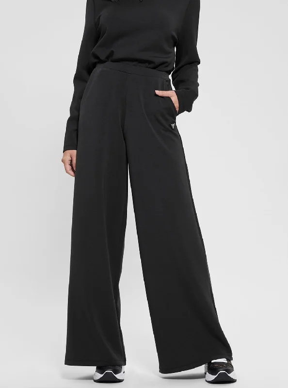High Street Design Classic Retro Eco Black Olympe Wide Leg Pant
