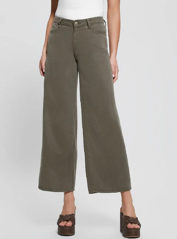 Comfortable Mind End Of The Year Eco Brown Sexy Palazzo Pant