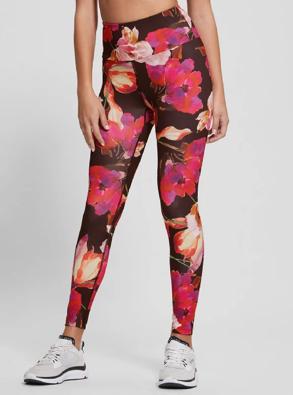 Exquisite Design Retro Fashion Eco Pink Corine Active Leggings