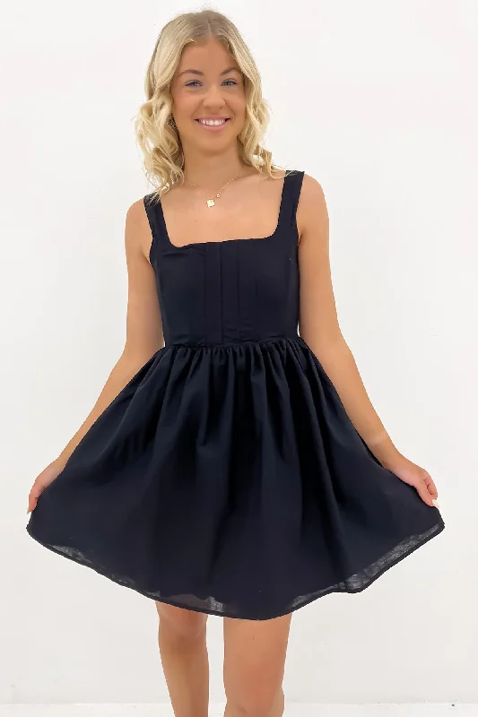 Modern Tailoring Fashionable Items Fable Mini Dress Black