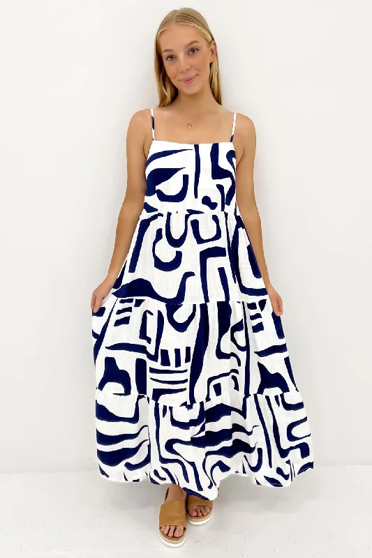 Classic Style Flynn Midi Dress Lisbon