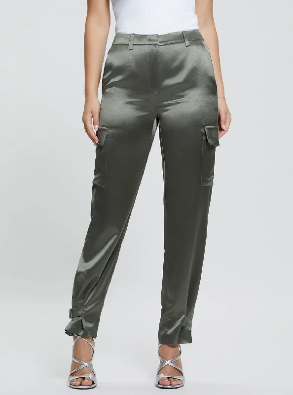 Comfortable Fashion Elegant Design Green Marzia Jogger Pant