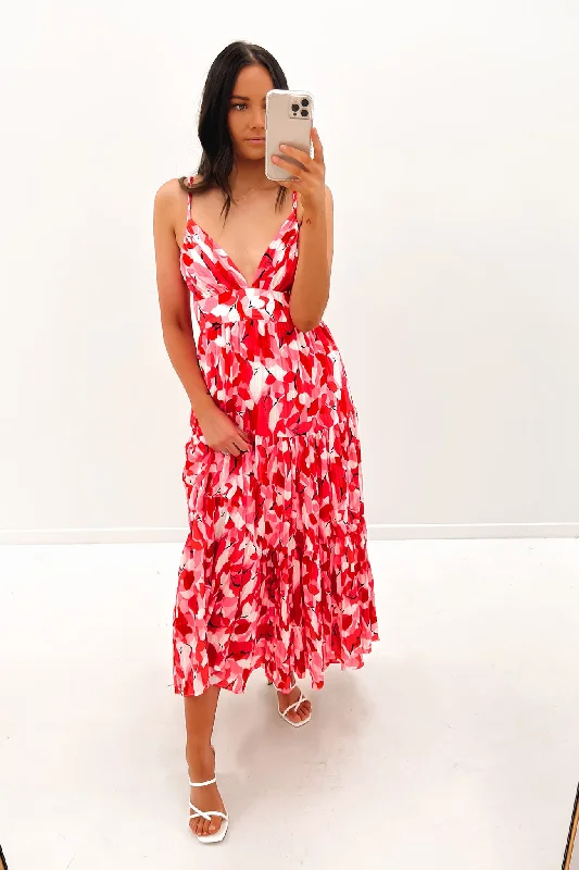 End Of The Year New Products Indiana Maxi Dress Pink Multi