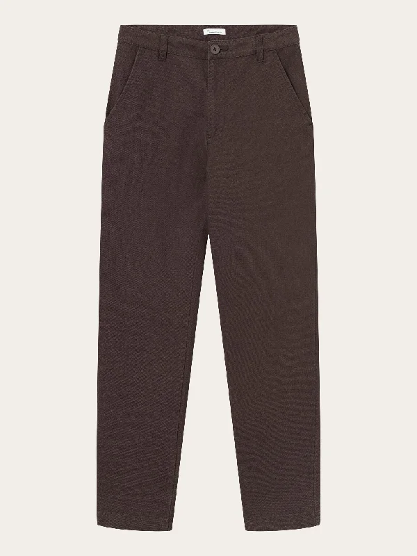Breathable Design Classic And Versatile IRIS mom mid-rise chino - Chocolate Plum