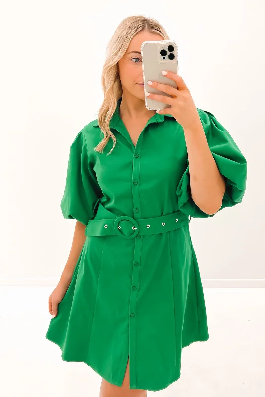 Sports Jacket Jessica Mini Dress Green